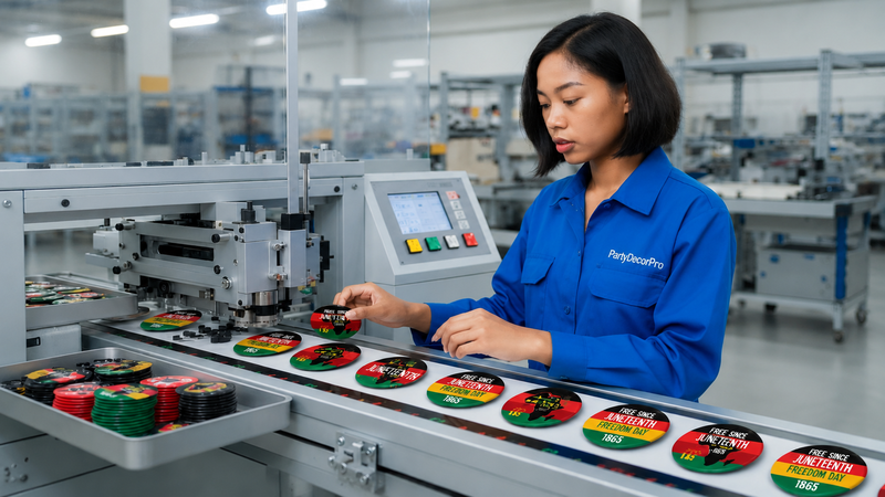 button pins Manufacturing Process 