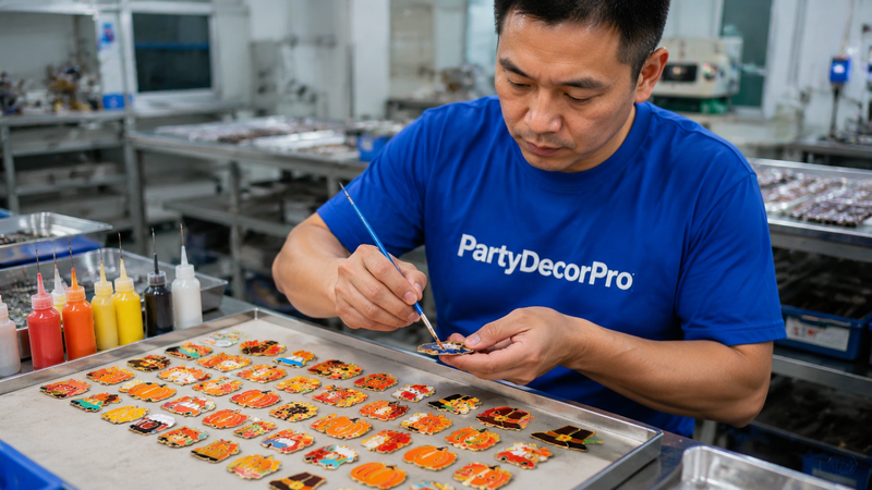 button pins custom Manufacturing Process 