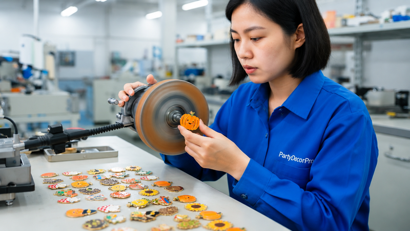button pins custom Manufacturing Process 