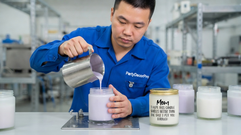 candle decor Manufacturing Process 