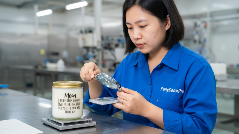 candle decor Manufacturing Process 
