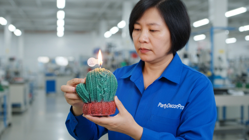 candle decorations christmas Manufacturing Process 