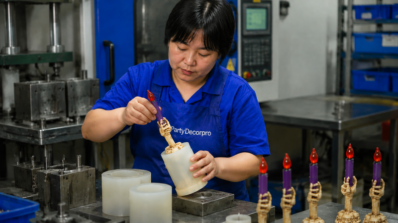 candle halloween decorations Manufacturing Process 