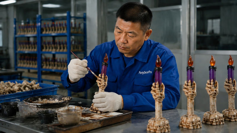 candle halloween decorations Manufacturing Process 