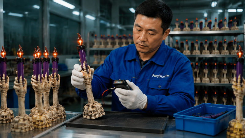 candle halloween decorations Manufacturing Process 