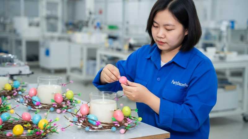candles with decorations Manufacturing Process 