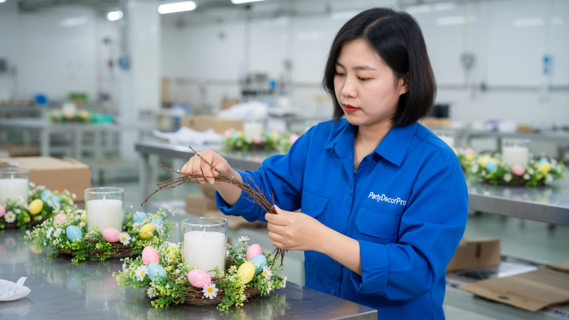 candles with decorations Manufacturing Process 