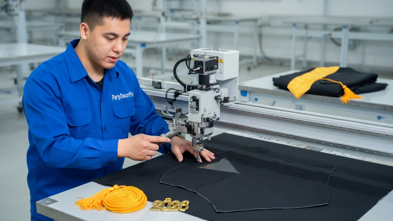 cap and gown Manufacturing Process 