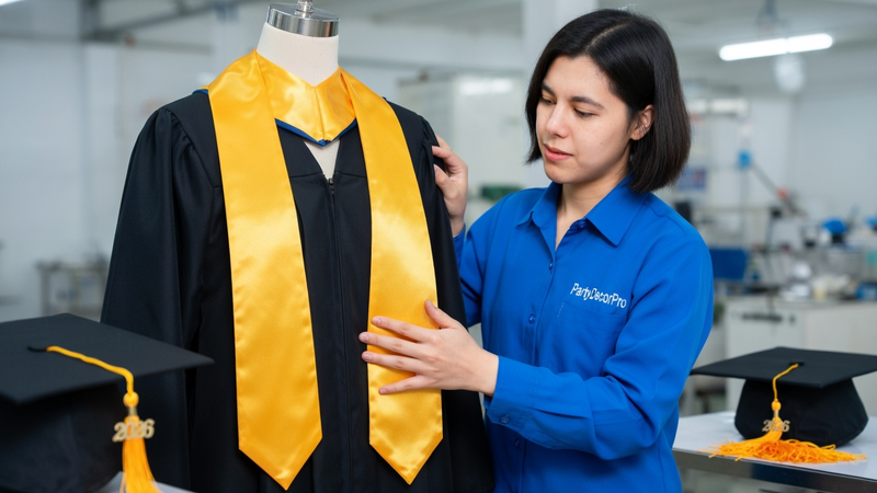 cap and gown Manufacturing Process 