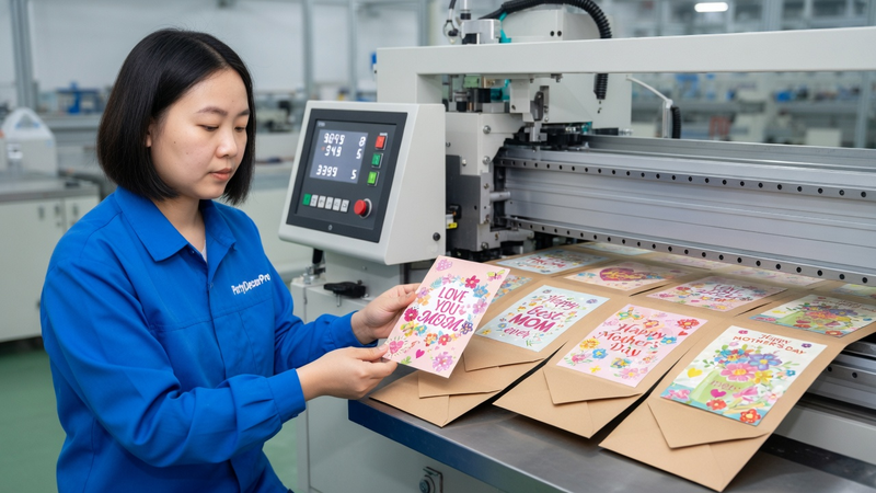 cards for mom s day Manufacturing Process 