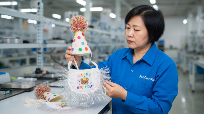 cat birthday party decorations Manufacturing Process 