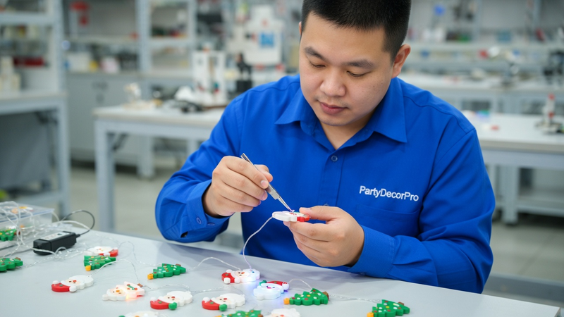 christmas decoration Manufacturing Process 