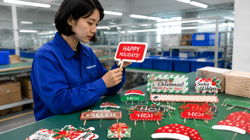 christmas photo booth props Manufacturing Process 