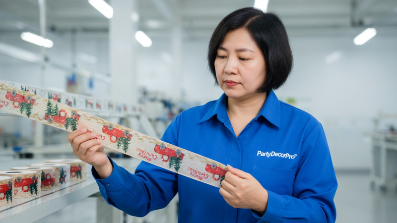 christmas ribbons Manufacturing Process 