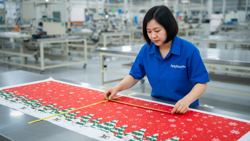 christmas tablecloths rectangle Manufacturing Process 