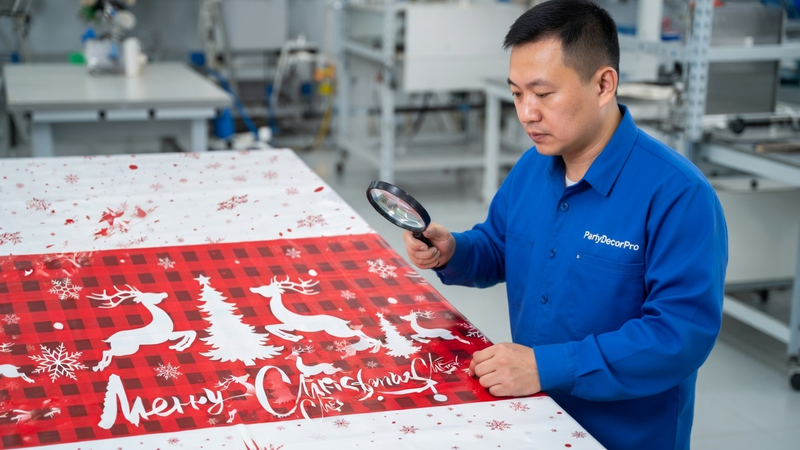 christmas tablecloths rectangular Manufacturing Process 