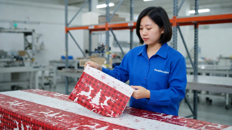 christmas tablecloths rectangular Manufacturing Process 