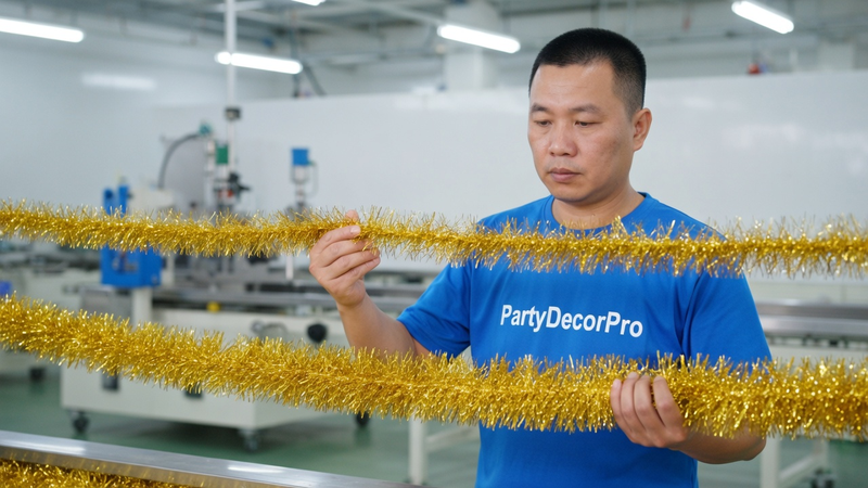 christmas tree garland Manufacturing Process 
