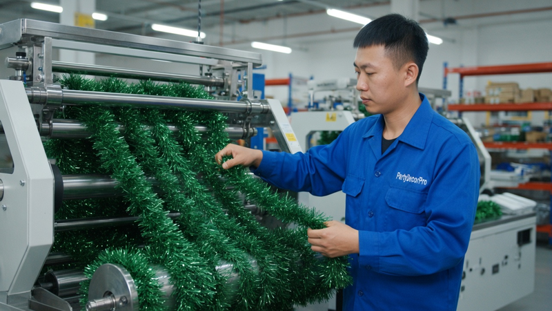christmas tree garlands Manufacturing Process 