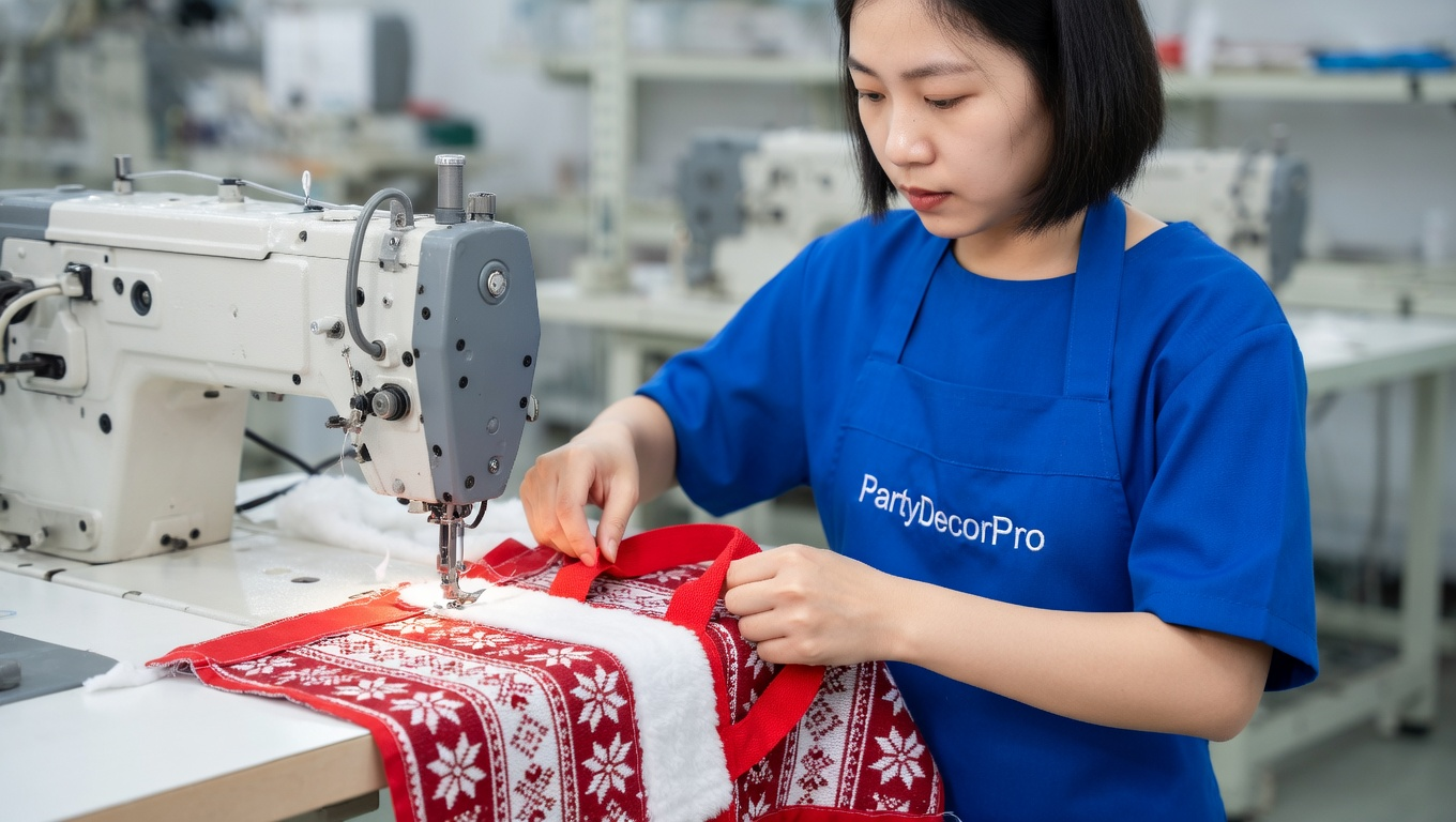 christmas wrapping bags Manufacturing Process 