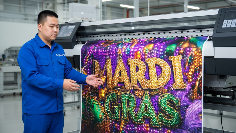 color banner Manufacturing Process 