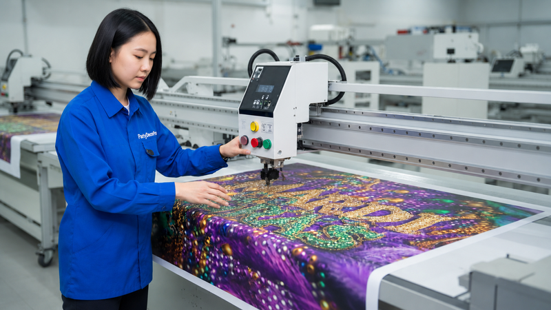 color banner Manufacturing Process 