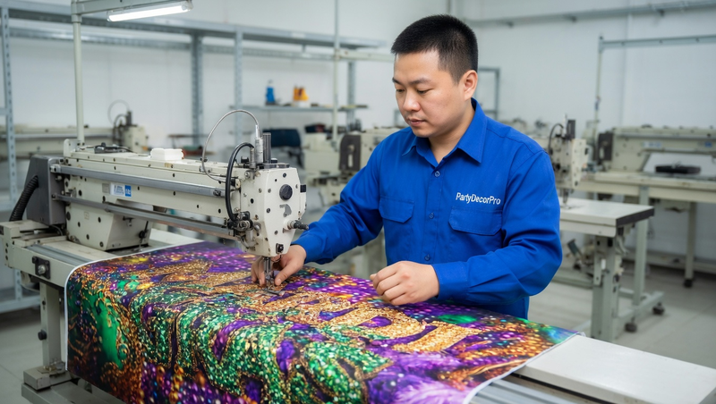 color banner Manufacturing Process 