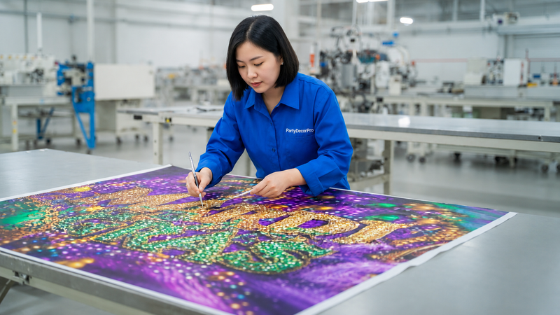 color banner Manufacturing Process 