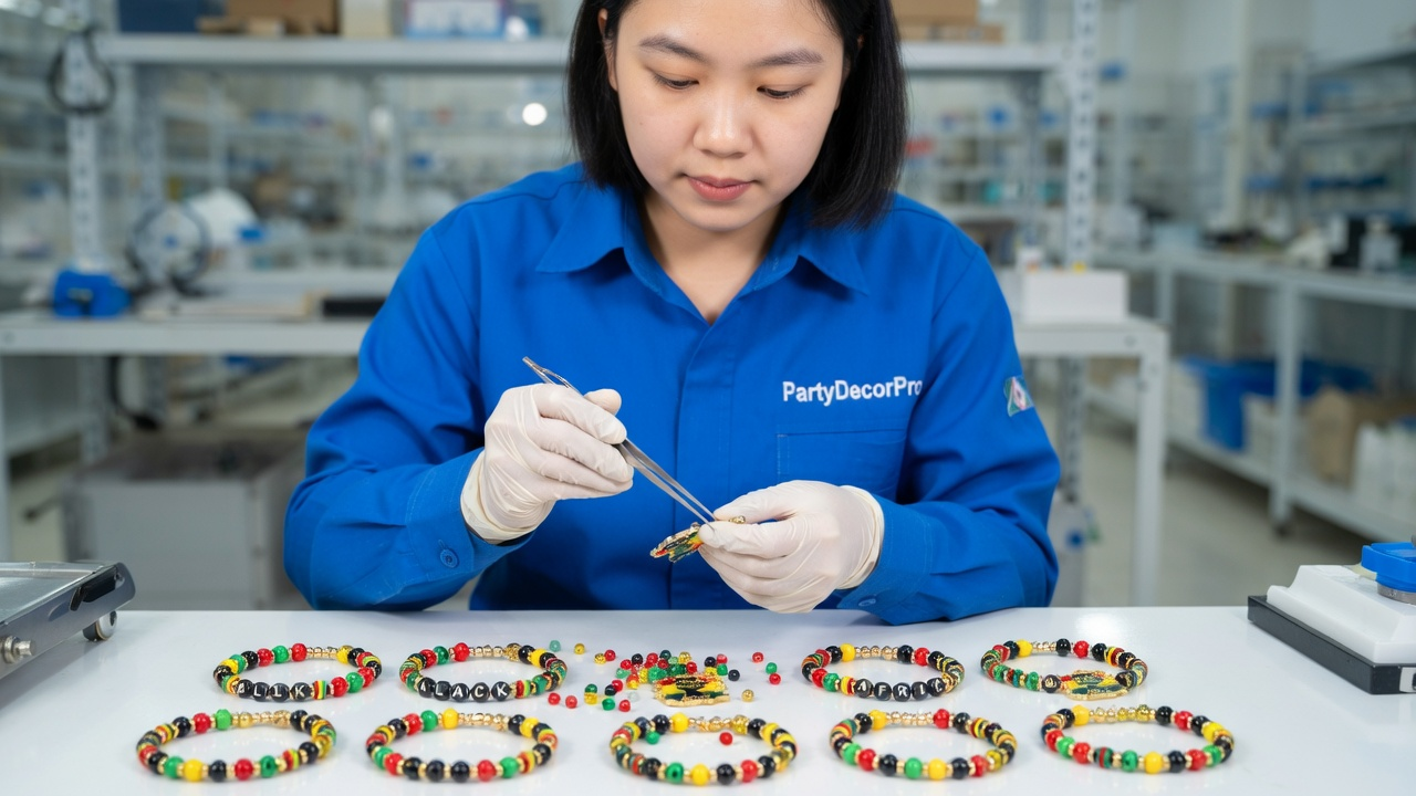 colorful beaded bracelets Manufacturing Process