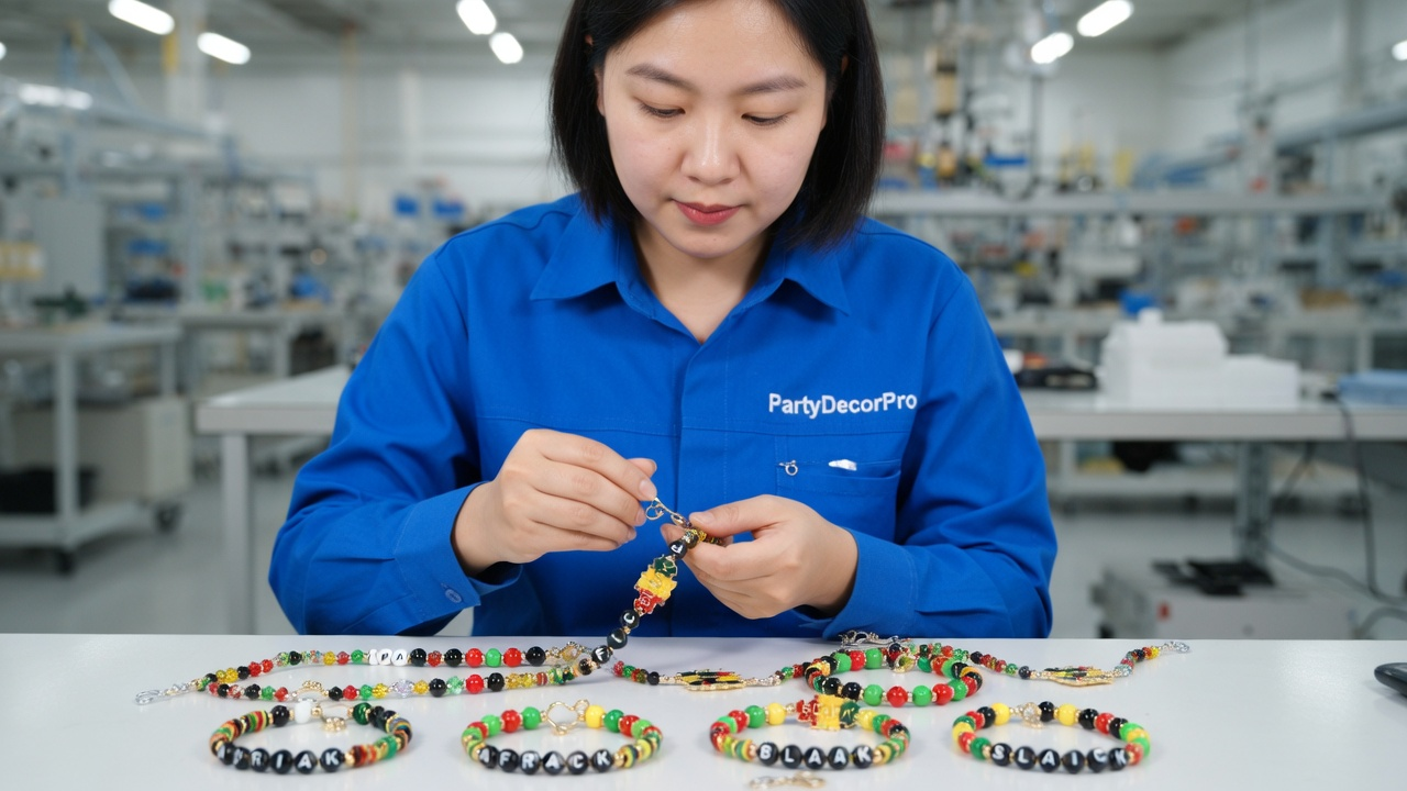 colorful beaded bracelets Manufacturing Process