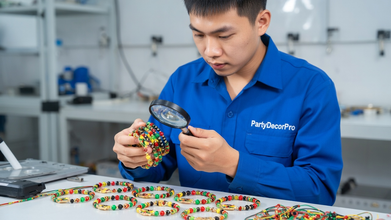 colorful beaded bracelets Manufacturing Process