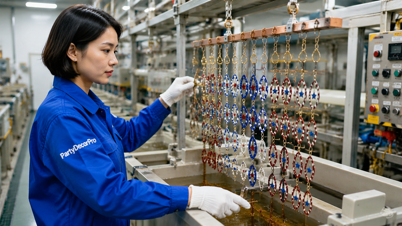 colorful statement earrings Manufacturing Process 