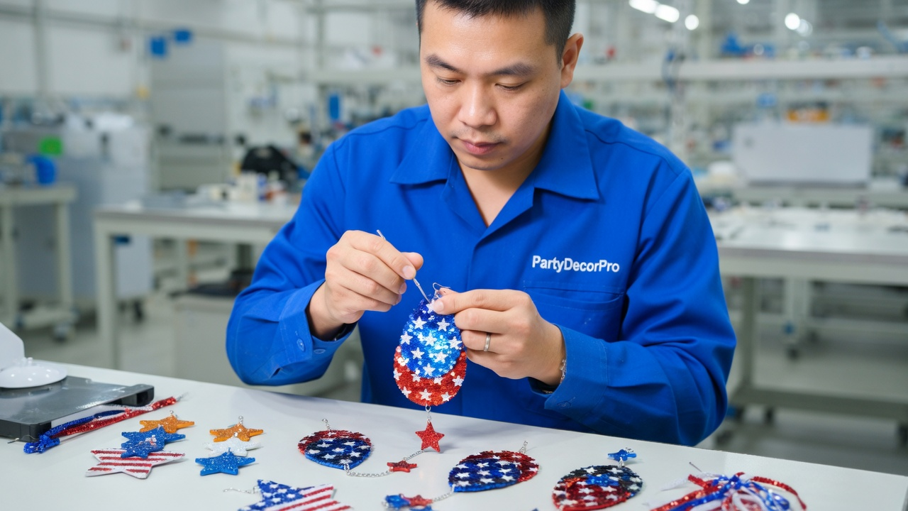 colorful statement earrings Manufacturing Process 