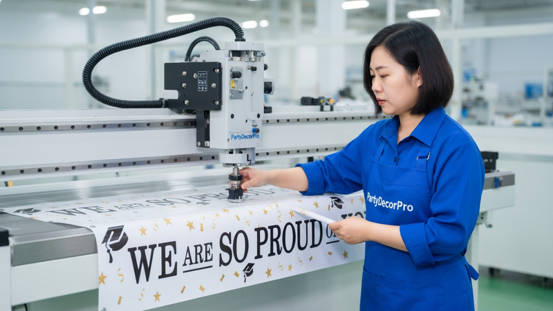 congrats grad banner Manufacturing Process 