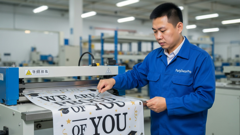 congrats grad banner Manufacturing Process 