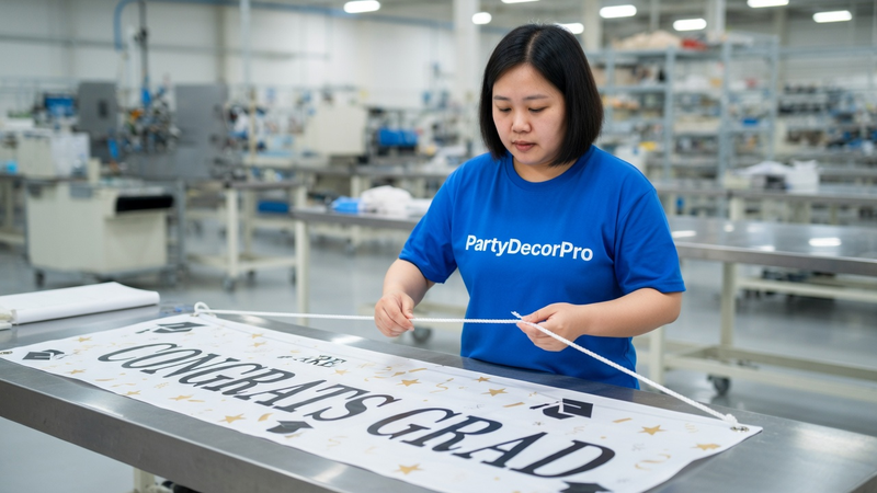 congrats grad banner Manufacturing Process 