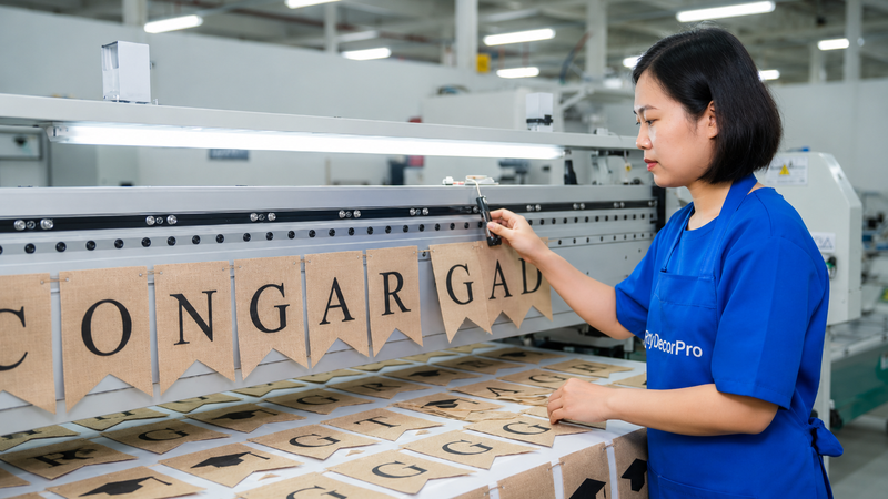 congratulations graduate banner Manufacturing Process 