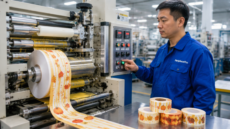 custom roll of stickers Manufacturing Process