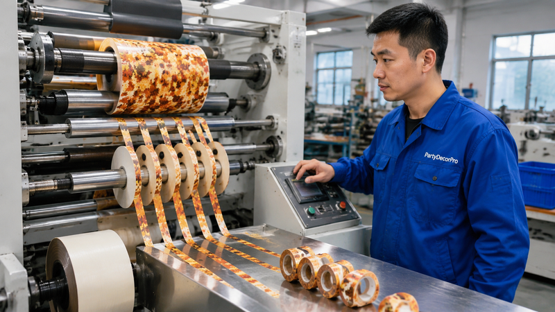 custom roll of stickers Manufacturing Process