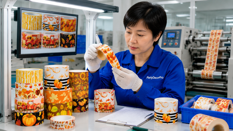 custom roll of stickers Manufacturing Process