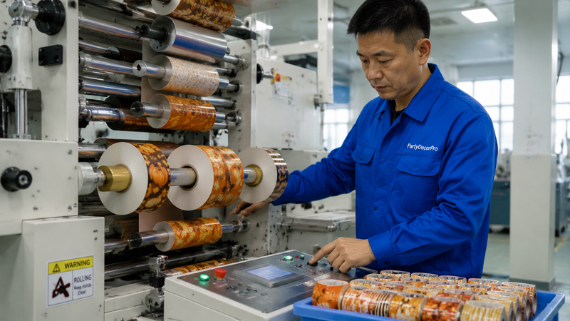 custom roll of stickers Manufacturing Process