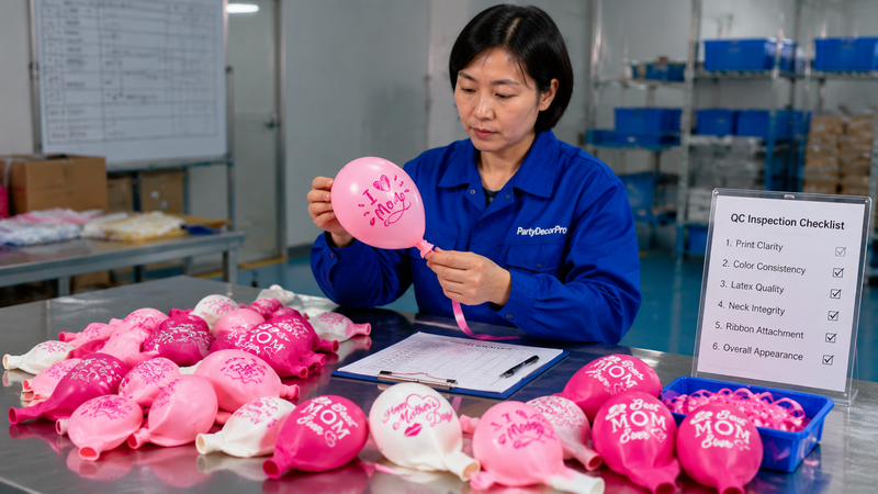 custom ballons Manufacturing Process 
