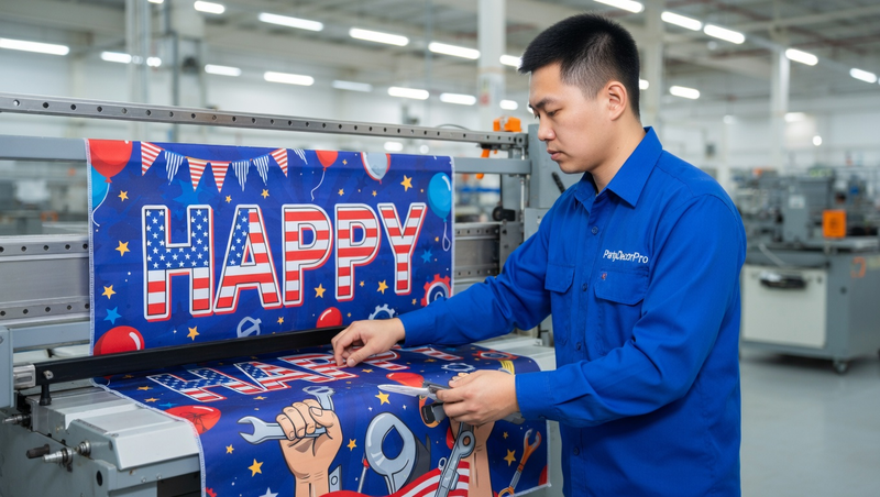 custom banner printing Manufacturing Process 
