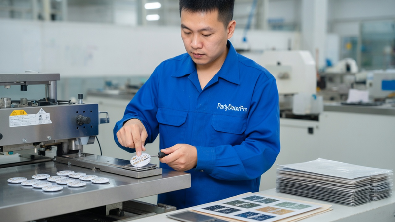 custom birthday buttons Manufacturing Process 
