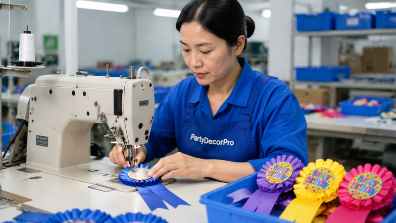 custom buttons Manufacturing Process 
