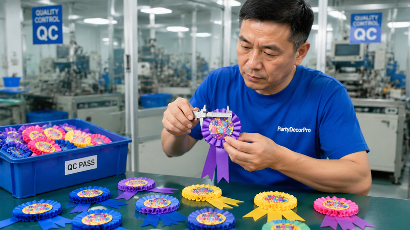 custom buttons Manufacturing Process 