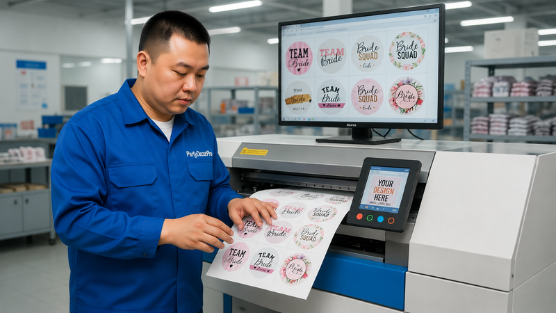custom buttons pins Manufacturing Process 