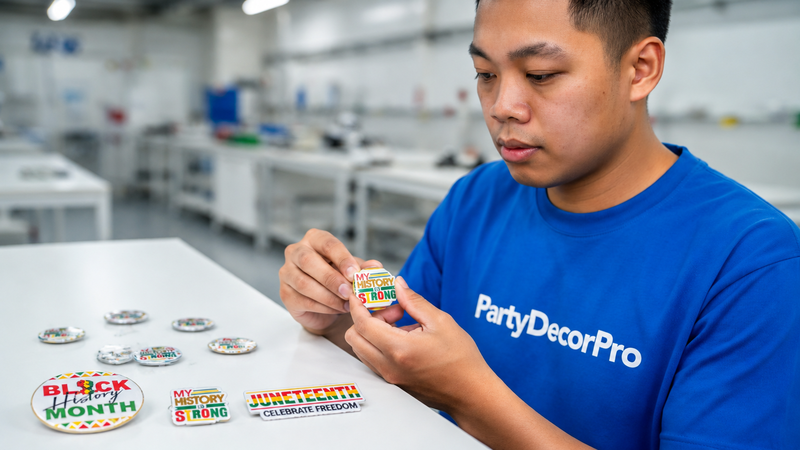 custom buttons wholesale Manufacturing Process 