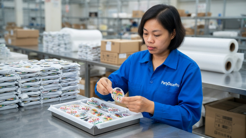 custom buttons wholesale Manufacturing Process 