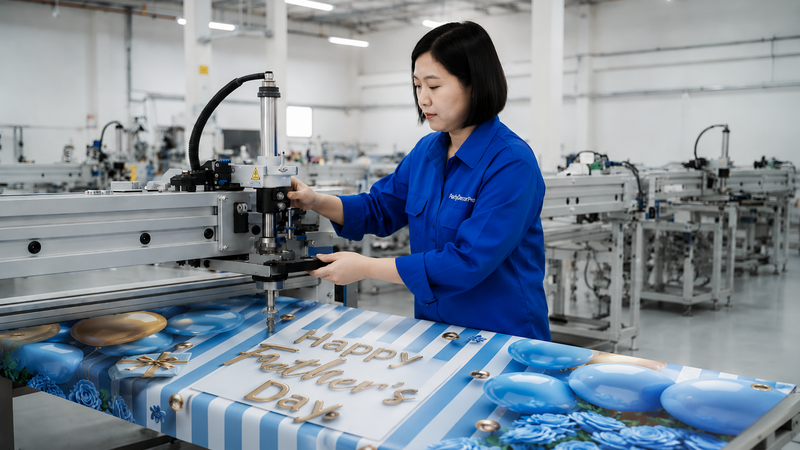 custom canvas banner Manufacturing Process 